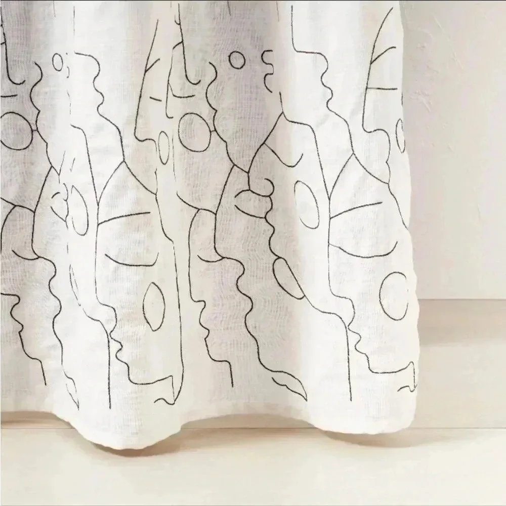 NWT In This Together Shower Curtain White - Opalhouse designed with‎ Jung…